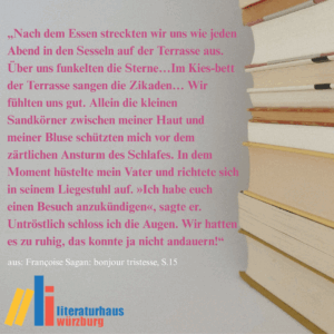 Zitat aus Bonjour Tristesse von Françoise Sagan, S.15