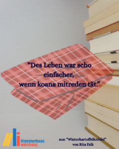 Zitat aus "Winterkartoffelknödel" von Rita Falk: Das Leben war scho einfacher, wenn koana mitreden tät."