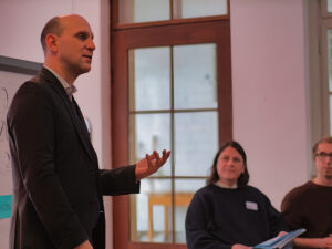 Kulturreferent Benedikt Stegmayer beim Grußwort